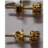 Image 2 : 1.76g Earring of Diamond 0.42 Ctw in14kt Yellow Gold