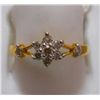 Image 1 : Ring of Diamond 0.26 Ctw in 1.92g 18kt Yellow Gold