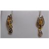 Image 1 : Earring of Diamond 0.28 Ctw in 2.77g 18kt Yellow Gold