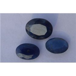 3 Sapphire 5.05 CTW Loose Stones