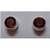 Image 1 : 1.810g Earring of Garnet Sterling Silver