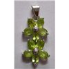 Image 1 : 3.790g Pendant of Peridot in Silver