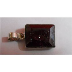 Ruby 4.620g Pendant Sterling Silver