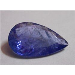 Natural African Tanzanite Pear Cut Stone 11.10 Ctw