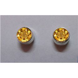 1.740g Earring of Citrine Sterling Silver