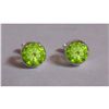 Image 1 : 1.760g Earring of Peridot Sterling Silver