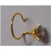 Image 2 : Diamond,Yellow Gold Nose Pin Weight:1.30Ctw