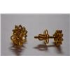 Image 2 : Earring of Diamond 0.47 Ctw, 18kt Gold 2.825g