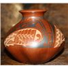 Image 1 : Acostas Red Etched Olla Vase