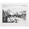 Image 1 : Lyman Byxbe Signed Etching Bear Lake