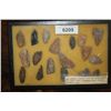 Image 1 : Lg Frames of Arrowheads (1 Broken Glass)