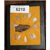 Image 1 : 3 Small Frames of Arrowheads