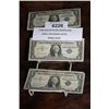 Image 1 : 3 One Dollar Silver Certificates Series 1957/1957A