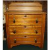 Image 1 : Walnut 3 Drawer Bride's Chest