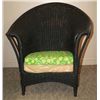 Image 1 : Antique Black Wicker Chair