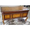 Image 2 : Large Burled Walnut Executive Desk