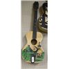 Image 1 : Guitar, 6 String, Scene of Green Mt,Horse w/Cowboy