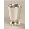 Image 1 : A Hale Thompson silvered beaker of flared cylindrical form with waisted foot, 10.5cm high, inset...
