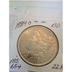 1884-O MS-65 MORGAN SILVER DOLLAR