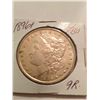 Image 1 : 1896 MORGAN SILVER DOLLAR AU/BU