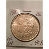 Image 1 : 1889 MORGAN SILVER DOLLAR MS-64