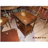 Image 1 : WALNUT SIDE TABLE - 3 TIER - TURN OF THE CONTURY