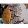 Image 1 : ROUND DROP LEAF SIDE TABLE -GATE LEG - 1930-40'S