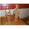 Image 1 : ORIENTAL MUD MAN STYLE - MAN & LADY - GOLD