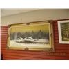 Image 1 : LARGE OIL PAINTING - CABIN
