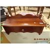 Image 1 : MAHOGANY WALL SHELF W/DRAWER