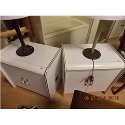 NIGHT TABLES - 2 - WHITE