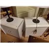 Image 1 : NIGHT TABLES - 2 - WHITE