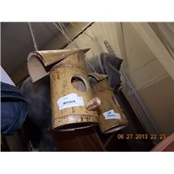 BAMBOO BIRD HOUSES - 2 TOTAL