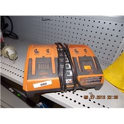 RIGID RAPIC MAX DUAL BATTERY CHARGER