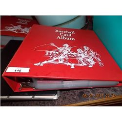 BINDER - SPORTS TRADING CARDS - BASEBALL