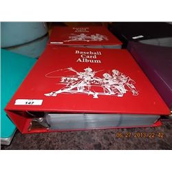 BINDER - SPORTS TRADING CARDS - BASEBALL