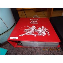 BINDER - SPORTS TRADING CARDS - BASEBALL