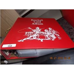 BINDER - SPORTS TRADING CARDS - BASEBALL