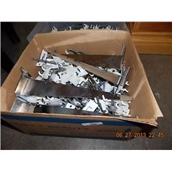 BOX SLAT BOARD AND PEG BOARD HOOKS AND SHELF BRACKETS