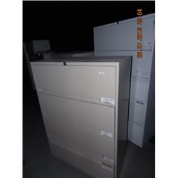 LATERAL FILE CABINET - METAL - 4 DRAWER