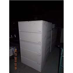 METAL LATERAL FILE CABINET - METAL - 4 DRAWER