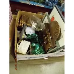 BOX ASSORTED HOUSEWARE, COLLECTABLES & OTHER