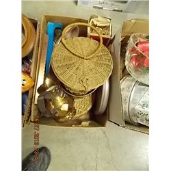 BOX ASSORTED HOUSEWARE, COLLECTABLES & OTHER