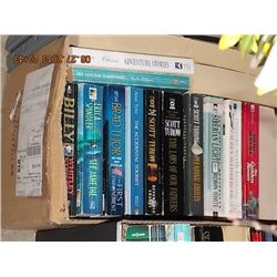 BOX ASSORTED BOOKS