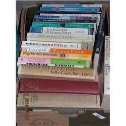 BOX ASSORTED BOOKS