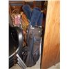 Image 1 : GOLF BAG & CLUBS - 2 BAGS TOTAL