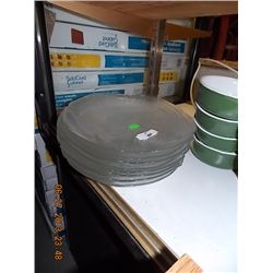 RESTRAUNT DISHES - STACK - PLATTERS - CLEAR 4010