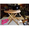 Image 1 : FOLDING WOOD CAMP STOOL
