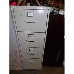 METAL FILING CABINET - 4 DRAWER