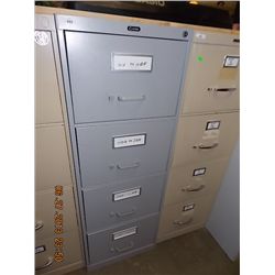 METAL FILING CABINET - 4 DRAWER